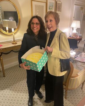 Julia Louis-Dreyfus Instagram - Cake for Carol. Love for Carol. Overcome with Carol. ❤️ @lemonadamedia #wiserthanme