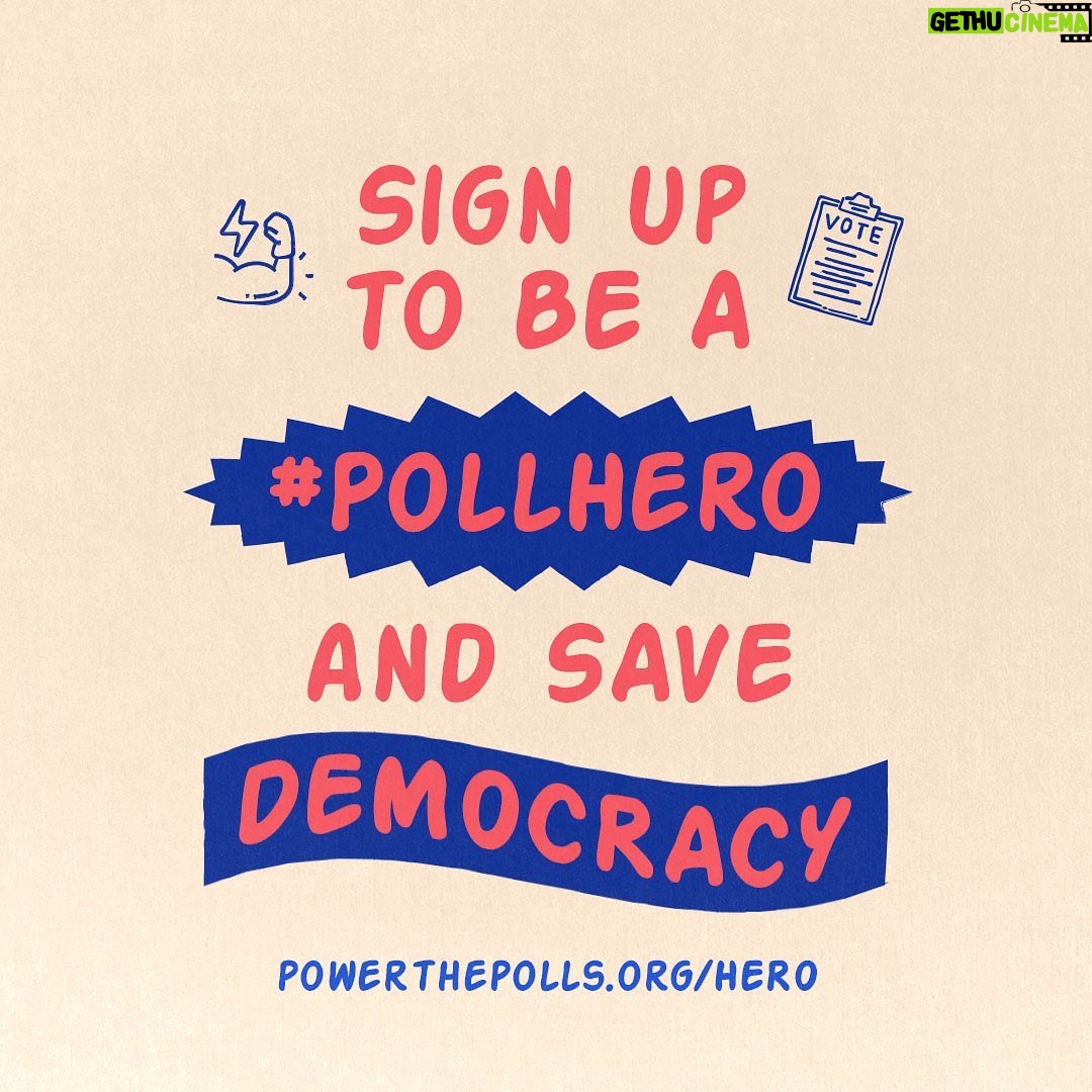 Julia Louis-Dreyfus Instagram - You know what’s a complete drag?! Closed polling places. Sign up to be a poll worker hero at powerthepolls.org/hero and please share!⠀ ⠀ As long as you're 16, you can work this November. You'll even get paid to do it. This is the single most important election of our lifetime. Be a part of the movement. Sign up today to be a #PollHero 🦸♀️🗳️🦸♂️