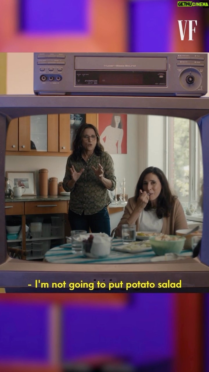 Julia Louis-Dreyfus Instagram - Don’t forget the tinfoil. ‘You Hurt My Feelings’ star Julia Louis-Dreyfus (@officialjld) sat down with VF to look back at iconic scenes from her career. Watch the full video at the link in bio.