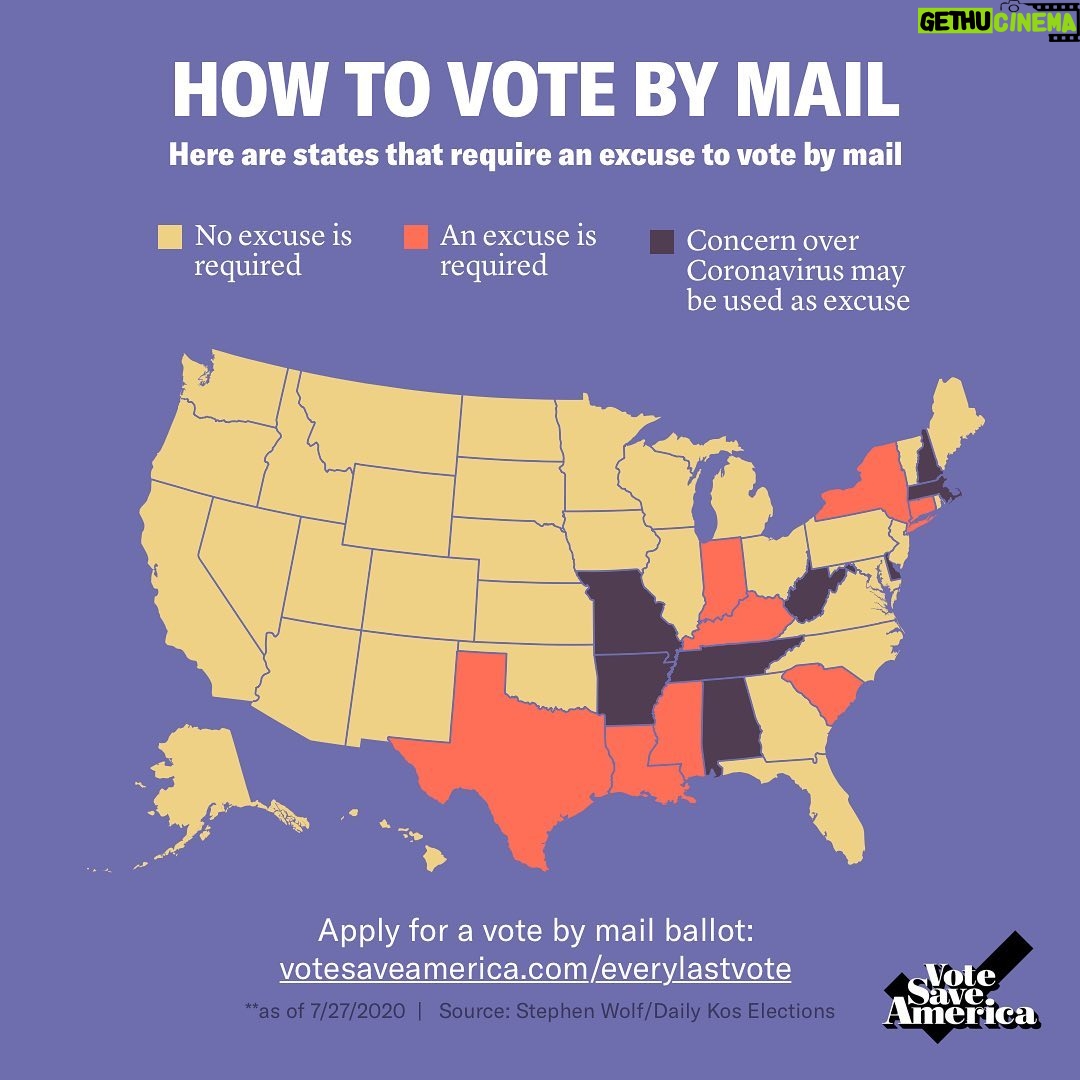 Julia Louis-Dreyfus Instagram - It's National Vote By Mail Day and it only takes a few minutes to register at the link in my bio. That way, you can not only vote safely from home, but also use that extra time to help others vote too!