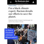 Julia Louis-Dreyfus Instagram – [@ayanaeliza 👋🏽 takeover post] There are ~23 million Black Americans who are *already* deeply concerned about the #ClimateCrisis. (MILLION!) But how can we expect Black people to effectively lead their communities on the existential threat of climate when faced with the existential threat of racism?

This oped I wrote, connecting the dots on all we are dangerously squandering, is what inspired our IG Live conversation yesterday.

Swipe to read. Link in stories and bit.ly/WaPoClimateBLM.

Thoughts and prayers. Love and light. Those won’t solve racism or climate change. So what are you going to DO? The options are endless, and there is a place for *everyone* in this work.

We sometimes talk about racial justice and climate justice as separate things. But in the end, as @mary.heglar reminded us is in a recent episode of her Hot Take podcast, justice is justice, it’s all one — big enough to hold us all.

#BlackLivesMatter 🖤✊🏽
#ActOnClimate 💚🌎