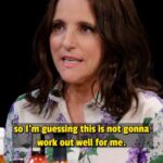 Julia Louis-Dreyfus Instagram - NEW @HotOnes episode with @officialjld 🔥 Find out if she made it through the wings of death (and if she fired her publicist) NOW 👀 Link in @firstwefeast’s bio.