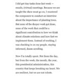 Julia Louis-Dreyfus Instagram – [@ayanaeliza 👋🏽 takeover post] There are ~23 million Black Americans who are *already* deeply concerned about the #ClimateCrisis. (MILLION!) But how can we expect Black people to effectively lead their communities on the existential threat of climate when faced with the existential threat of racism?

This oped I wrote, connecting the dots on all we are dangerously squandering, is what inspired our IG Live conversation yesterday.

Swipe to read. Link in stories and bit.ly/WaPoClimateBLM.

Thoughts and prayers. Love and light. Those won’t solve racism or climate change. So what are you going to DO? The options are endless, and there is a place for *everyone* in this work.

We sometimes talk about racial justice and climate justice as separate things. But in the end, as @mary.heglar reminded us is in a recent episode of her Hot Take podcast, justice is justice, it’s all one — big enough to hold us all.

#BlackLivesMatter 🖤✊🏽
#ActOnClimate 💚🌎