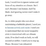 Julia Louis-Dreyfus Instagram – [@ayanaeliza 👋🏽 takeover post] There are ~23 million Black Americans who are *already* deeply concerned about the #ClimateCrisis. (MILLION!) But how can we expect Black people to effectively lead their communities on the existential threat of climate when faced with the existential threat of racism?

This oped I wrote, connecting the dots on all we are dangerously squandering, is what inspired our IG Live conversation yesterday.

Swipe to read. Link in stories and bit.ly/WaPoClimateBLM.

Thoughts and prayers. Love and light. Those won’t solve racism or climate change. So what are you going to DO? The options are endless, and there is a place for *everyone* in this work.

We sometimes talk about racial justice and climate justice as separate things. But in the end, as @mary.heglar reminded us is in a recent episode of her Hot Take podcast, justice is justice, it’s all one — big enough to hold us all.

#BlackLivesMatter 🖤✊🏽
#ActOnClimate 💚🌎