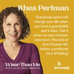 Julia Louis-Dreyfus Instagram - This week on Wiser Than Me, I spend time with 75-year-old actress Rhea Perlman (@perlmonster), who recently became a grandmother for the first time. Rhea and I trade stories of being pregnant on set and reminisce about working together 40 years ago on Saturday Night Live. Then, I tell my mom, Judith, that Rhea has read a lot of Buddhist monk Thich Nhat Hanh’s work, which inexplicably prompts a laugh-out-loud funny story from my mom. Link in bio to listen. #wiserthanme