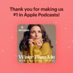 Julia Louis-Dreyfus Instagram – Wiser Than Me with @officialjld is #1 on @applepodcasts!

Thank you to everyone who has listened, shared, and commented! We are lucky to have you all in the Lemonada family.

Tag a few friends you think would enjoy the show so we can stay #1!

#wiserthanme