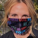 Julia Roberts Instagram - V❤️TE! 14 days to Go. #weareinthistogether #wearamask #earlyvoting #letsdothis @whenweallvote ❤️🤍💙