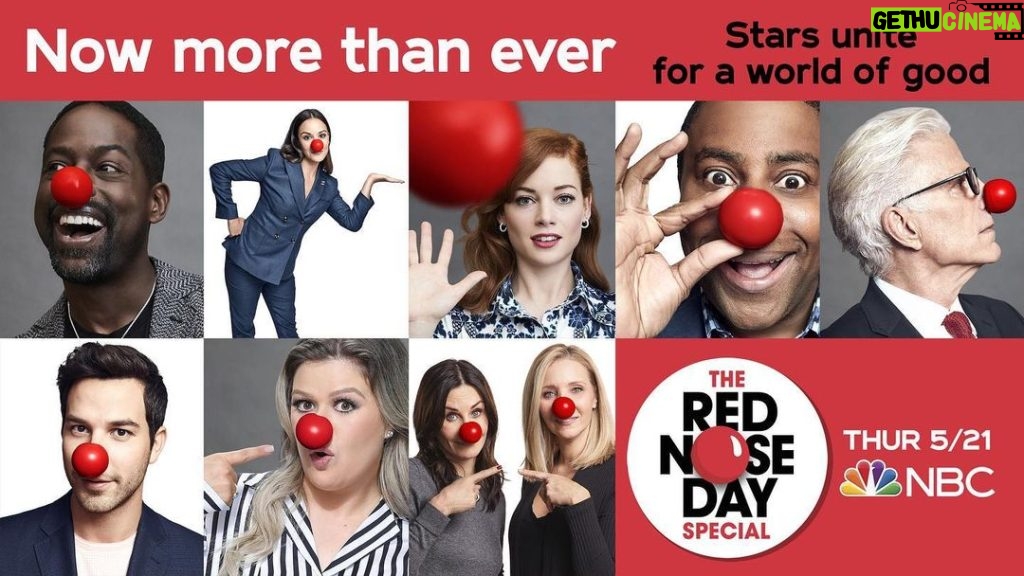 Julia Roberts Instagram - Together, we can end child poverty — one nose at a time. 🔴 Join me, and get your #NosesOn at NosesOn.com before The #RedNoseDay Special May 21 on @nbc