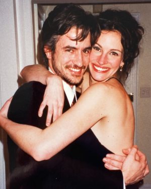 Julia Roberts Instagram - Happy Birthday to my dear friend! @dermotmulroney  I celebrate you today and everyday 🎁🧡🖤🧡🖤