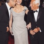 Julia Roberts Instagram - A tale of a Gala with two George’s and just 1 dress. 😉 #armaniislegend