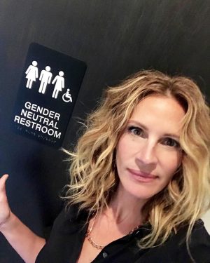 Julia Roberts Instagram - I wish they all said this. 🌟🚽🌟 Please check out my story.