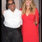 Julia Roberts Instagram - Last chance to win lunch with me! Click the link in my bio or go to omaze.com/Julia ... Oprah will not be there, but isn’t she gorgeous 😊