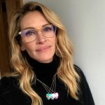 Julia Roberts Instagram - End of an NYC press day 💜💙💛for Ben is Back.🤓