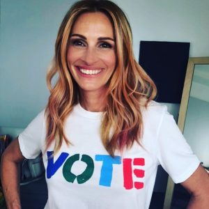Julia Roberts Instagram - #VOTE💪🏻