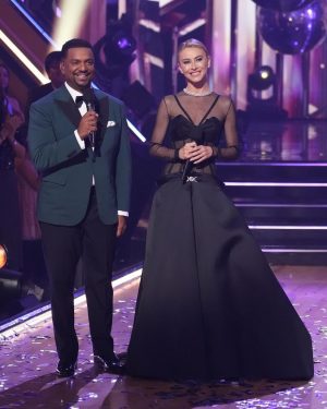 Julianne Hough Instagram - And just like that… Season 32 has come to an end 🤍 Congratulations to our new ballroom champs, @_xochitl.gomez and @valentin! 🪩🌟

To all of the finalists this season – you should be so proud of how far you’ve come and what you accomplished! A major congratulations for all you’ve done inside and outside of the ballroom over these last several weeks. Your ability to push yourself beyond your comfort zone and into a new phase of self-growth has been remarkable to watch. I feel truly honored to know every one of you and to have been on this journey with you this season! Thank you for letting me in on this wild ride. Welcome to our forever-evolving DWTS family, and cheers to Season 32 and many more to come! 🪩🤍