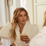 Julianne Hough Instagram - Who doesn’t love a little BTS glam moment ✨ I can always rely on two things: @riawna to get my hair looking its best for busy days onset with @dancingwiththestars and @blenderbites 1-Step Frappes for keeping my energy and spirits high. Love them both 🤍