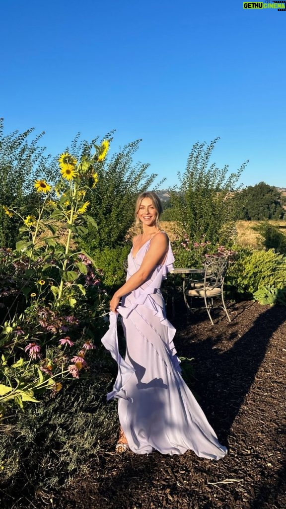 Julianne Hough Instagram - Can’t help but twirl when wearing a gown as gorgeous as this one 💜