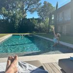 Julianne Hough Instagram - What a dream this trip was 🤍☀️ Thank you, @airbnb, for the most beautiful place to stay in the most beautiful city to celebrate my birthday month ✨🌊🐚 Antibes