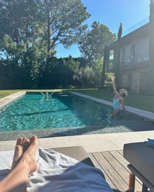 Julianne Hough Instagram - What a dream this trip was 🤍☀️ Thank you, @airbnb, for the most beautiful place to stay in the most beautiful city to celebrate my birthday month ✨🌊🐚