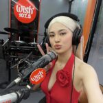 Julie Anne San Jose Instagram - Wishbus-ing 🫶🏼 Stream SOMETHING on all digital platforms! Thanks @wish1075 🧡