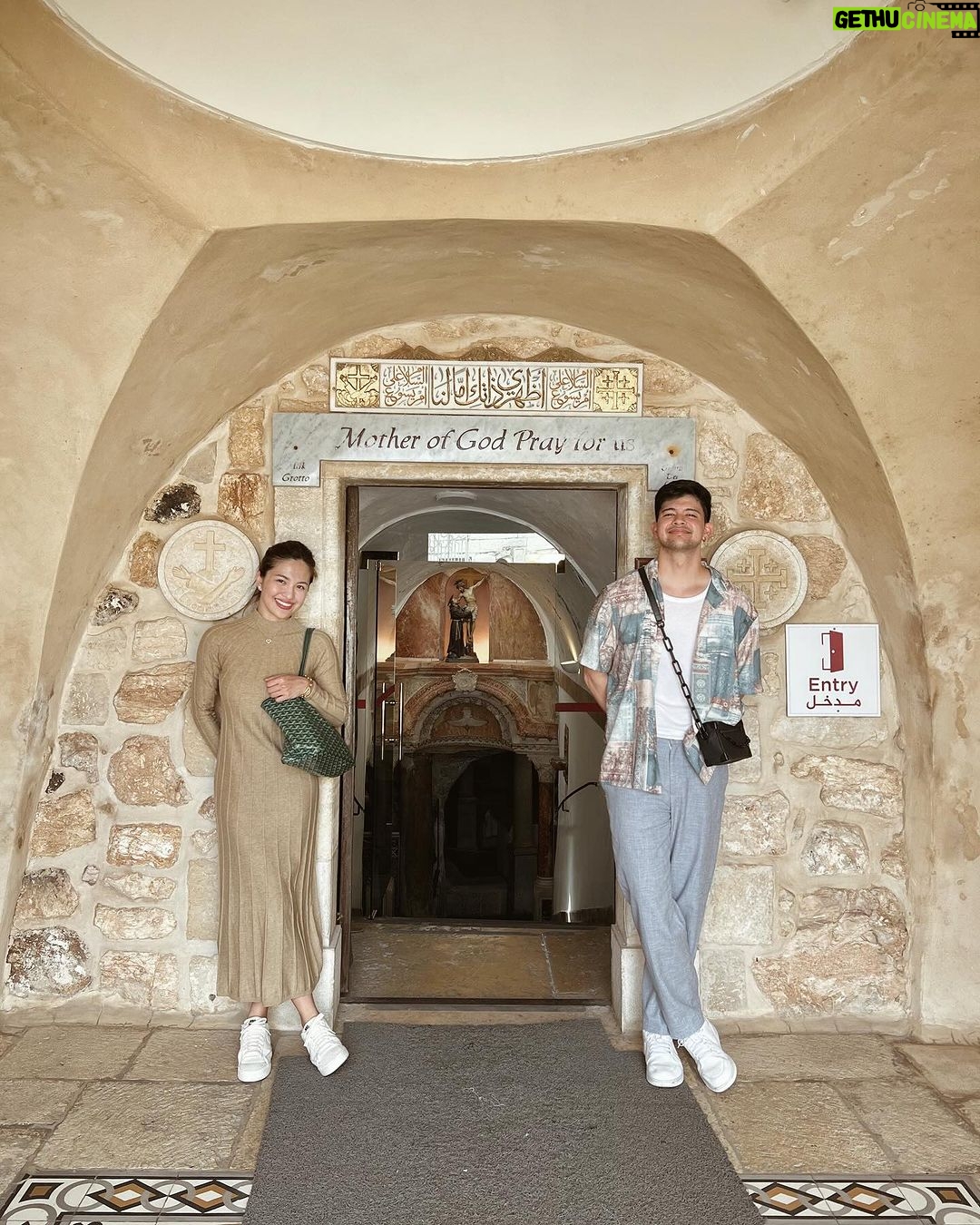 Julie Anne San Jose Instagram - One day was not enough visit every place, but It was truly a sacred and memorable experience for us in Bethlehem with variety of things to do and see. Still feels surreal, we are truly blessed. ❤️🙏🏻