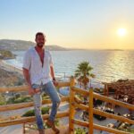 Julien Bert Instagram – Sunset ☀️🇬🇷 The Garden of Mykonos