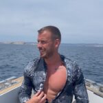Julien Bert Instagram - Dolce vita 🇮🇹❤️‍🔥#boatday @bikki.beach Provence-Alpes-Cote d'Azur, France