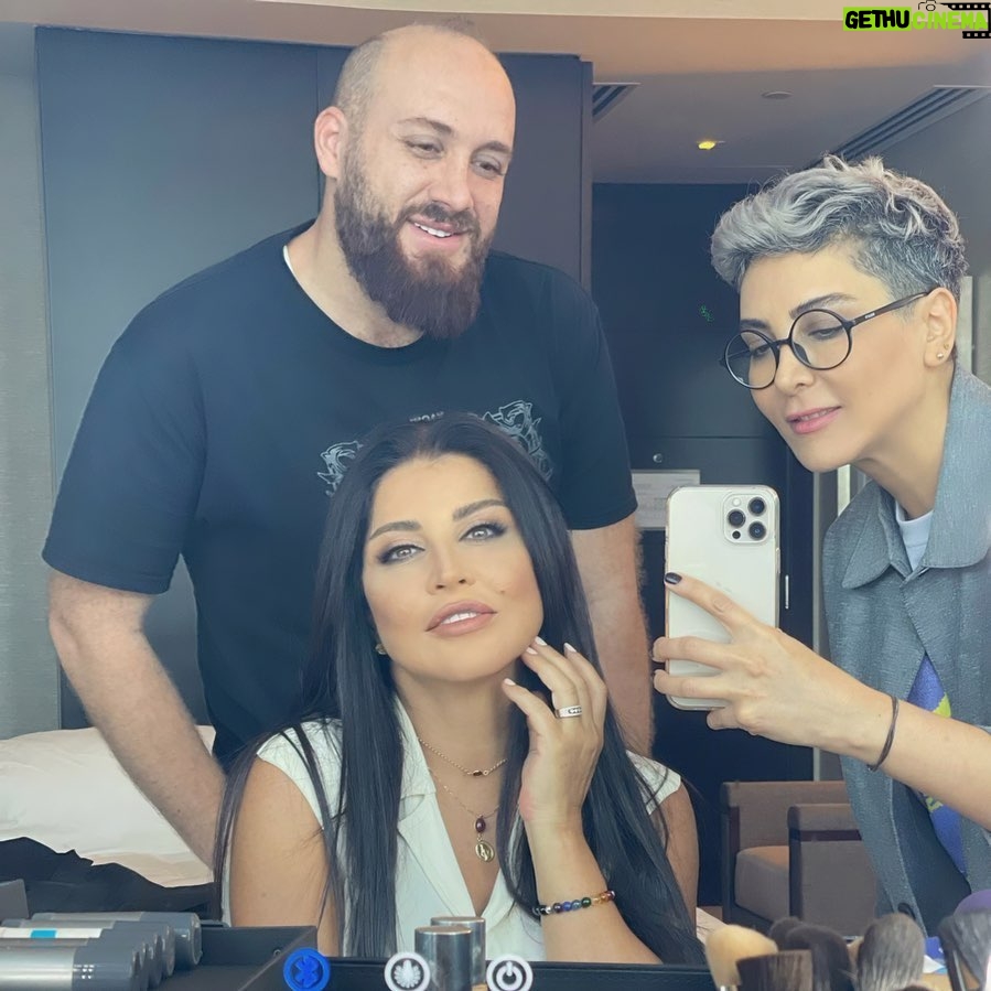 Jumana Murad Instagram - With my talented friends ❤️ @shiva_sharifzade @modaralkhder