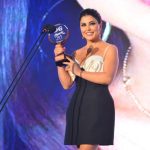 Jumana Murad Instagram - Thank u @dearguestco for the award . ❤️❤️ dress : @valentino_worldwide make up artist : @ahmedelkhawaga1 Song : my favorite mega star : @mohamedramadanws