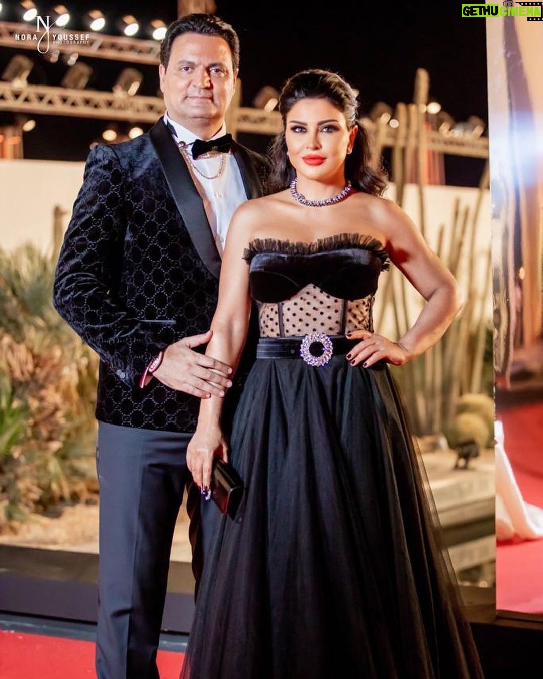 Jumana Murad Instagram - مهرجان الجونه السينمائي في دورته الخامسه . Makeup artist : @ahmedelkhawaga1 Stylist : @maigalal Thank you : @elgounafilmfestivalofficial