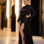 Jumana Murad Instagram - شكرا دير جست لجائزة التميز والابداع لعام ٢٠٢٠م . شكرا لكل الناس اللي صوتيتلي ومبروووك لكل زملائي الفنانين الي تكرمو من دير جست . Stylist : @kazzam1963 dress by : @dstyleguru @philippplein @philipppleinofficial photographer: @bassam_ramadan_photography handbag : @miumiu hairdresser: @_alihairstylist make up by me 🥰🥰🥰