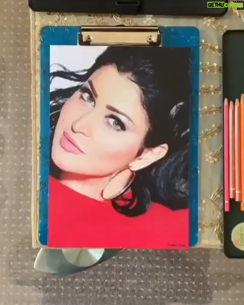 Jumana Murad Instagram - شكرا جزيلاً للفنان المبدع مايكل متى على الرسمه الجميلة عنجد موهبتك موهبه عالميه مميزه ماشاء الله عليك 🙏🏻🙏🏻❤❤❤ @michaelmattiofficial