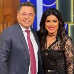 Jumana Murad Instagram - Thank you khaled aboubakr for having me on your show last night. It was a pleasure and I hope everyone enjoyed it 🥰 @khaled_aboubakr Make up Artist: @ahmedelkhawaga1 Hair stylist @alinaser.5