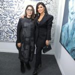 Jumana Murad Instagram – Who loves middle eastern modern & contemporary art🥰  with my beloved talented artist @rima.salamoun 💙💙💙 #jumanamurad  #جومانا_مراد