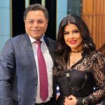 Jumana Murad Instagram - Thank you khaled aboubakr for having me on your show last night. It was a pleasure and I hope everyone enjoyed it 🥰 @khaled_aboubakr Make up Artist: @ahmedelkhawaga1 Hair stylist @alinaser.5