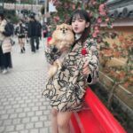 Jun Amaki Instagram - 初詣⛩🌅🎍中山寺 なんと！ママと2人で大吉出しました❤️❤️ 2024年良い年になる予感するなぁ〜っ👏🏻👏🏻 コロネちゃんも沢山歩きました🫶🏻 #初詣 #中山寺 #兵庫県 #天木code