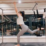 Jun Amaki Instagram - 🤍👶🏻💭 @la_pilates_studio inner muscle鍛えるのって めちゃ辛いけど、、内から整えて 綺麗に体を使えることが習慣になれば きっと美しくいられると信じて 再びpilates初めました🔥 なんてったって先生がとても綺麗で 説得力しかありません！私も美しくなりたい！💕 #天木workout #pilates #ピラティス