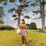 Jun Amaki Instagram - ⛳️👚👟 ゴルフウェア @mirror9golf 🩷 #天木ゴルフ #golf #ゴルフ #ゴルフウェア #曇ってたから空加工しました