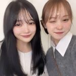 Jun Amaki Instagram - new hair ✂︎🫐🖤 ✂︎ @riholog1001 💕 💈 @log_omotesando 今回もカラーはブルーブラック🫐🖤 髪質改善トリートメントでさらさらだよっ あと、久しぶりに前髪を作りました♩ イメチェン💈🖤 同い年のカリスマ美容師りほちゃん いつもありがとう🌸💕 今日も可愛かった/// @riholog1001 #log #美容室