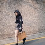 Jung Chae-yeon Instagram - @prada 🤎 #PradaBuckle # #adv
