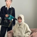 Jung Chae-yeon Instagram - @style_onandon 과 함께해 유난히 따듯했던 어느 날💙 (에어건 참 시원하군.)