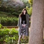 Jung Chae-yeon Instagram - 🌳🍀🌾🖤 #PradaArque #PradaFW23 #ad