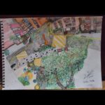 Jung Yun-ho Instagram - . #취미로_그려봤어요~ #우리집_뒤 ♡ #색연필로_그림