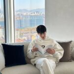 Jung Yun-ho Instagram - . 창민이가 보내준 커피차 덕분에 든든한 레이스👍🏻 오늘도 같이 달려요^^ #RACE #레이스 #서동훈 @disneypluskr