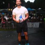 Jussie Smollett Instagram - Thank you @pureheatcommunityfestival for presenting me this weekend with the 2022 Alvin Ailey Trailblazer Award. It was raining and hot all at the same time but that didn’t stop the love. Thank you @bishopocallen @rashadburgess @atlantaprideweekend for the honor and for always pouring into us all. Thank you so much @seanlamontatl for the art piece. Love to my brother and star of @bboybluesthefilm… @mackielife for presenting me the award and all my gratitude to the entire #Atlanta community. I love y’all for life. #AtlantaBlackGayPride Piedmont Park ATL