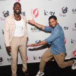 Jussie Smollett Instagram - Last night for the @atlantaprideweekend Black LGBT Film Festival Special screening of @bboybluesthefilm. Thank you to @bishopocallen @rashadburgess @4evervaughn @onyxkeesha @gileadsciences @disneyplus and @ielevateplustv for loving on all of the creatives in the space. See y’all later today in the park ✌🏾 Atlanta, Georgia