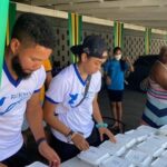 Jussie Smollett Instagram – Blessed to be back with my #RuJohnFoundation family. Brought my youngins @jocquismollett & @artbyalyx to #KingstonJamaica where they were able to join the other beautiful volunteers to feed hundreds of our houseless sisters and brothers. We then joined the brilliant doctors for a medical clinic for high schoolers, a backpack drive with supplies and sneaker giveaways. Thank you Mr. & Mrs. Bachelor for all you consistently do. This is our first trip back to Jamaica since Covid. I’m humbled and honored that my company, SuperMassive, has come in as a full sponsor and I have been able to underwrite these events. I don’t take lightly how blessed we are. Just glad  to get back to doing what we do. One love. 🇯🇲 Kingston, Jamaica