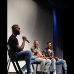 Jussie Smollett Instagram - In 2016 my brother @octarell_again released a not-so-small-film called @moonlightmov. It changed the trajectory of the images and depictions of black men and black male intimacy in film… last night we closed out #Pride month by bringing @bboybluesthefilm to Chicago with a special private screening at the @dusablemuseum and talkback hosted by T with myself and our king @james.e.hardy.9. Tarell poured into James and acknowledged that there would be no #Moonlight without the #BBoyBlues book series… I was then able to acknowledge to T that there would never be a film version of BBOY without moonlight. Community is real. Special thanks to my brother @bridgeforth #CharlesNelsoniii, @pridesouthside, @inpoc_ and the beautiful people of #Chicago for coming out and showing such love. @bboybluesthefilm is streaming now on @betplus 💫 💙🤎 📸 @artbyalyx The DuSable Black History Museum and Education Center