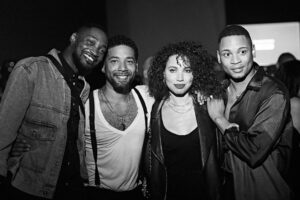 Jussie Smollett Instagram - LOVE actually is all around… Last night, we ended my bday week with a party nothing short of perfection. Thank you to my love, my family, all who came out, sent videos and just simply showed love. It means more than you’ll ever know. Come catch this joy…. J 📸 @laquanndawson New York City, N.Y.