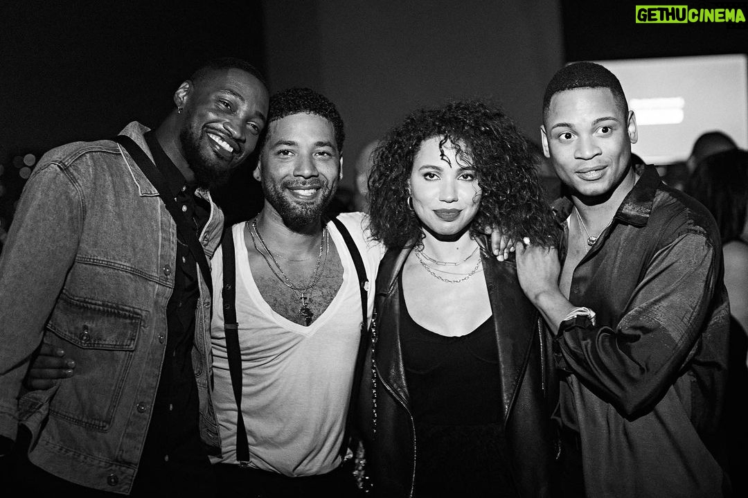Jussie Smollett Instagram - LOVE actually is all around… Last night, we ended my bday week with a party nothing short of perfection. Thank you to my love, my family, all who came out, sent videos and just simply showed love. It means more than you’ll ever know. Come catch this joy…. J 📸 @laquanndawson New York City, N.Y.